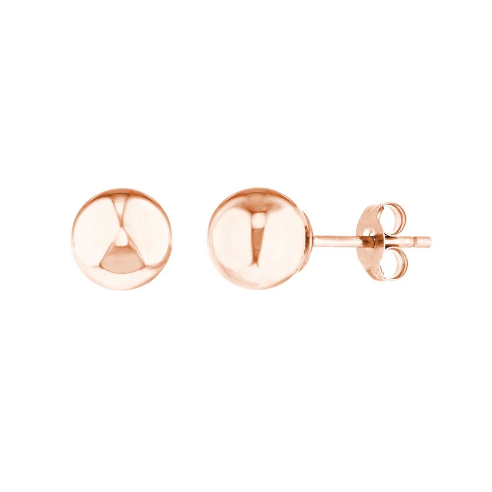 NEW Solid 14K Rose Gold Earrings (LARGE)